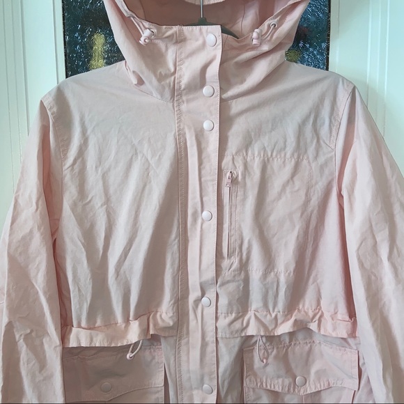 J Crew Perfect Rain Jacket Blush Pink - Picture 4 of 8